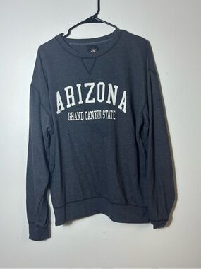 Arizona Grand Canyon State Men's Charcoal Crewneck Sweatshirt